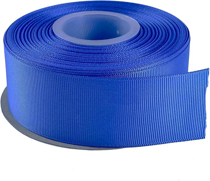 ITIsparkle 11/2" Inch Grosgrain Ribbon 25 Yards-Roll Set for Gift Wrapping Cake Decoration Party Favor Hair Braids Hair Bow Baby Shower Decoration Floral Arrangement Craft Supplies, Royal Ribbon