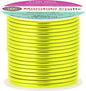 Mandala Crafts 13 Gauge Anodized Aluminum Craft Wire for Jewelry Making - 60 FT Colored Flexible Yellow Green Wire - Bendable for Bonsai Armature Crafting Sculpting