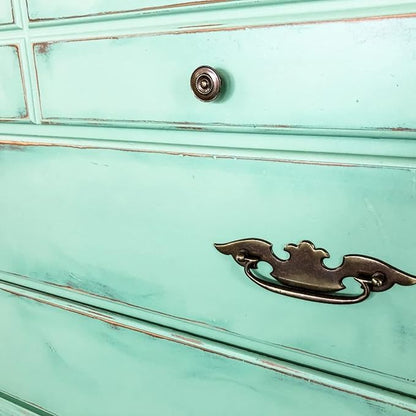 Dixie Belle Paint Company Chalk Finish Furniture Paint - Mint Julep (16oz) - Matte Mint Green Chic Chalk Mineral DIY Furniture Paint