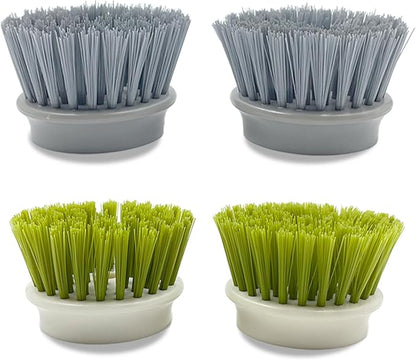 Palm Brush Refills, Dish Brush Replacement Head, 4 Pack