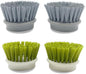 Palm Brush Refills, Dish Brush Replacement Head, 4 Pack