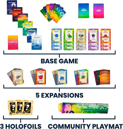 Doomlings - A Delightful Card Game for The End of The World - Best New Strategy Card Game for Kids, Adults & Teens | 2-6 Players | Perfect for Families and Travel | Easy to Learn (Deluxe Edition)