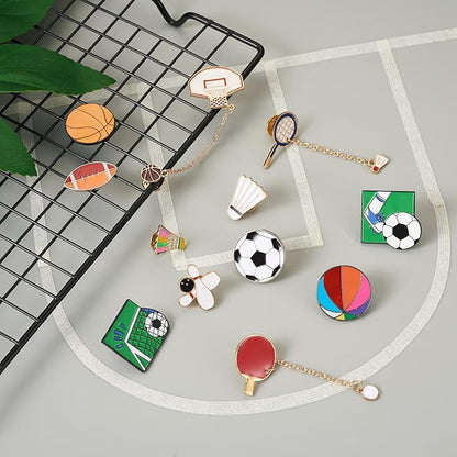 Mixed Enamel Pins for Backpacks, Beadthoven Cute Enamel Brooch Pins Set, Funny Backpack Pins, Aesthetic Lapel Badge Pins Bulk for DIY Clothes Accessories Holiday Gifts