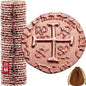 Large Metal Pirate Coins - 35 Rose Gold Treasure Coin Set, Metal Replica Spanish Doubloons for Pirate Party Decorations & Favors, Tokens, Toys, Cosplay - Pirate Treasure Chest - Size 0,98"