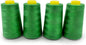 Tortoise 4 Cones of 3000 Yards Each Spool Thread for All Purpose, Serger, Overlock, Quilting, Sewing Machine - 100% Polyester - 40S/2 Green