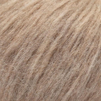Pullu - Baby Alpaca Merino Wool Yarn Set of 3 Skeins (150 Grams) Worsted Weight - Sourced Directly from Peru - Heavenly Soft and Perfect for Knitting and Crocheting (Heather Beige)