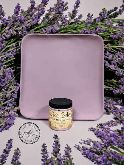 Dixie Belle Paint Company Chalk Finish Furniture Paint - Secret Path (32oz) - Matte Dusty Lilac Chic Chalk Mineral DIY Furniture Paint