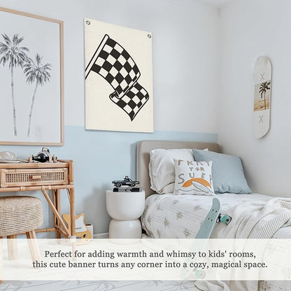 Toddler Boys Room Decor,Race Car Playroom Wall Decor for Kids Nursery Bedroom,Cars Bedroom Decor for Boys 18x25 Inch