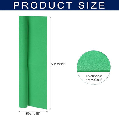 MECCANIXITY Foam Sheets Crafts 19x19 Inch 1mm EVA Craft Foam Paper Foam Sheets for Crafts Projects DIY Cosplay Modeling, Grass Green