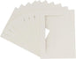 Pack of 25 Acid Free 8x10 Mats Bevel Cut for 5x8 Photos - Oyster Shell White Precut Matboards For Pictures, Photos, Framing - 4-ply Thickness