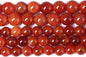 4mm 90pcs Natural Red Dragon Vein Agate Stone Beads for Jewelry Making Energy Healing Round Beads DIY Bracelet Necklace Accessories 15" (4mm, Red Dragon Vein Agate)