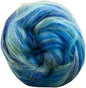 Revolution Fibers – Constellation Range Roving (8 Ounces) | Multicolored Tonal Blend of 70% Dyed Merino and 30% Tussah Silk Combed Top | Soft Fiber for Felting, Spinning, Knitting (Aquarius Green)