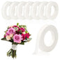 8 Rolls Floral Tape, 1/2" Wide Flower Tape, White Floral Tape for Fresh Flowers, Adhesive Florist Tape for Floral Crafts, Bouquet Floral Arranging Stem Wrapping, Wedding Bouquet, 30Yard