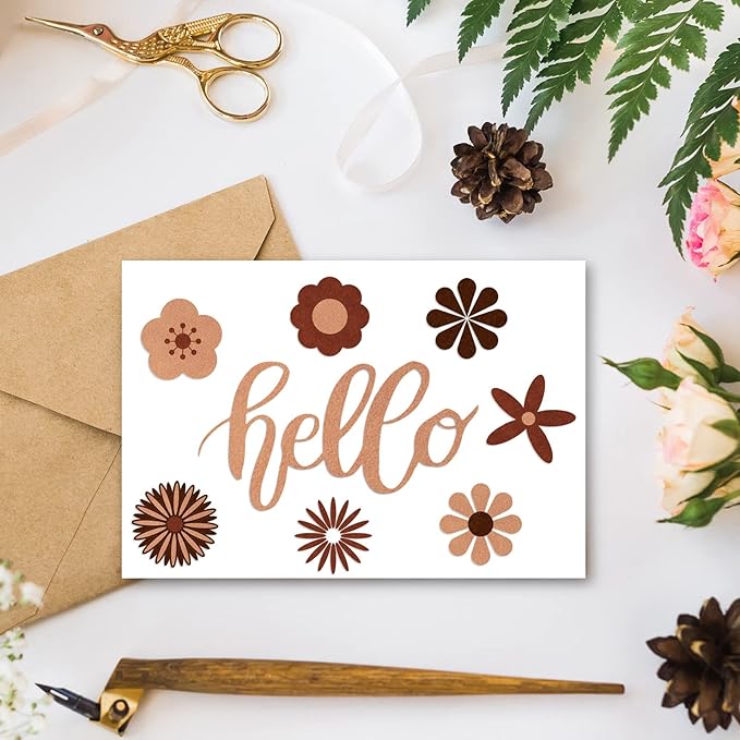 Whaline 18Pcs Felt Fabric Sheets Soft Thick Assorted Brown Craft Felt Pack for Autumn Thanksgiving Harvest DIY Craft Sewing Patchwork Art Projects, 3 Colors, 7.9 x 11.8 Inch