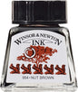 Winsor & Newton Drawing Ink, 14ml Bottle, Nut Brown