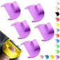 2mm-6mm Seam Guide for Hand Sewing Edge Lockranding Tool 5 PCS Set for Leather/Fabric/Craft Sew, Purple