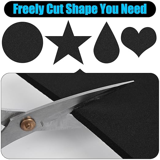 ToLanbbt 4 PCS Adhesive Foam Padding Sheets Closed Cell Neoprene Foam Sheet 3/4" Thick, 6" x 6" Self Stick Insulation Anti Vibration Pads Anti-Slip for Furniture, Cars, Speakers, DIY