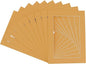 Pack of Ten Acid Free 8x10 Mats Bevel Cut for 6x8 Photos - Topaz Orange Precut Matboards With Backing Boards and Self Seal Photo Mat Bags For Pictures, Photos, Framing - 4-ply Thickness