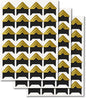 GOONAVI 15 Sheets 360 Pcs Gold On Black Acid-Free Photo Corners Mounting Self Adhesive for DIY Photo Album Journal