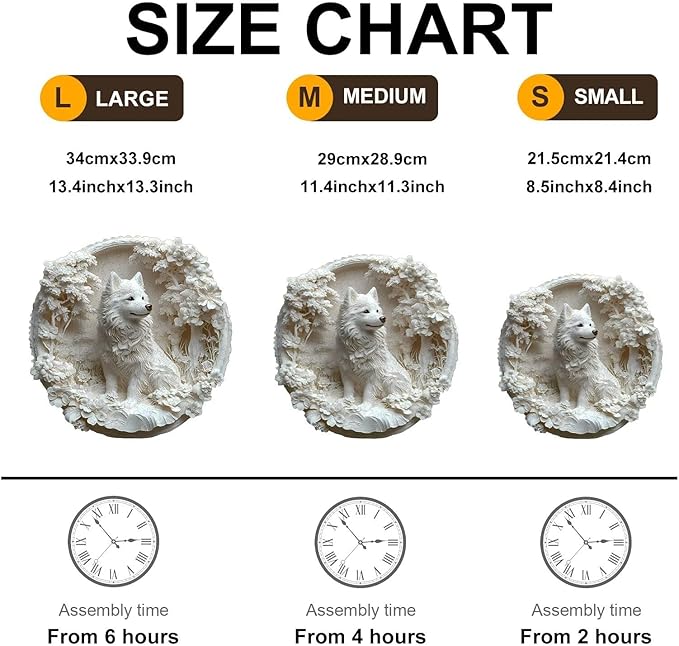 Wooden Puzzles Adults, 3D Samoyed Dog Wooden Puzzles 200 Pieces, Unique Animal Shaped Wood Challenging Jigsaw Puzzles Gifts for Adults, 11.4x11.1in