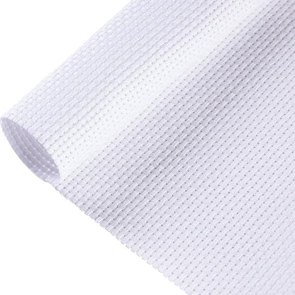 Aida Cloth Big Size 11 Count, White Cross Stitch Fabric, 39 inch by 60 inch