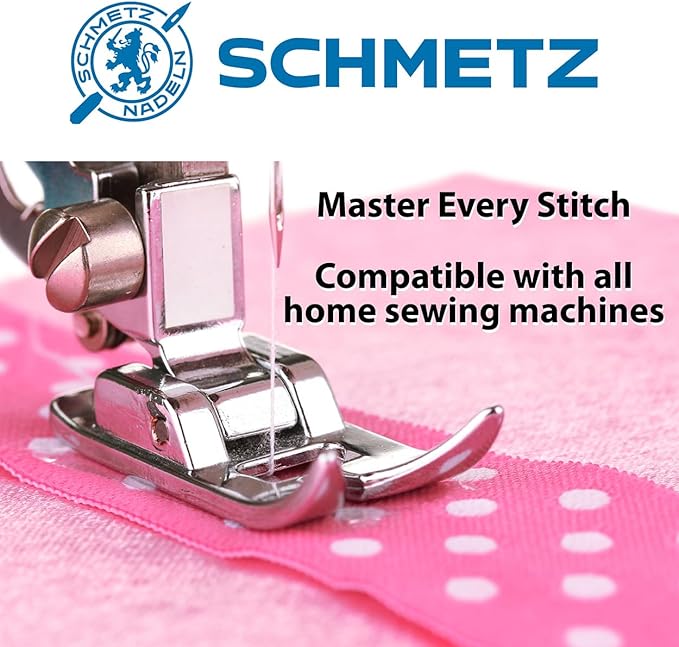 SCHMETZ Universal Sewing Machine Needles - Size 80/12, 5-Needle Cards, Pack of 5