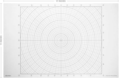 Koala Tools | Geometric Grid Transparency Sheets (Variety Pack of 4) - 11" x 17" | Overhead Projector and Light Box Transparencies - Tracing Film for Sketching & Drawing