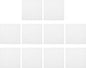 PATIKIL Plastic Mesh Canvas Sheets,10Pcs 3.1 x 3.1inch Cross Needlework Blank Yarn Crafting for Embroidery DIY Bookmarks Cup Mats, White, Square