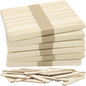 WISYOK 240 Pcs Natural Wood Craft Sticks, Popsicle Sticks, Lolly Sticks for Crafts 4.5 Inch, Ideal for Homeschool Arts and Crafts, Waxing Supplies, Classroom Art Supplies