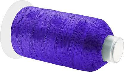Mandala Crafts Violet Heavy Duty Thread -1500 Yds Tex 90 Thread for Sewing Drapery Jeans Leather Hair - Bonded Polyester for Outdoor Marine Upholstery
