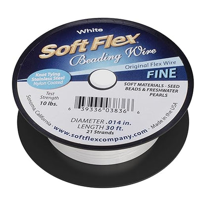 Soft Flex 21 Strand Beading Wire - Fine 0.14 Diameter - 30 Feet Design Wire