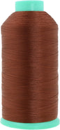 Mandala Crafts Brown Heavy Duty Nylon Thread - 2843 YDs Size 46 210D T45 Tex 45 for Leather, Jeans, Outdoor, Marine & Upholstery