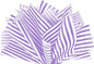Flexicore Packaging Lilac Purple Pin Stripe Print Gift Wrap Tissue Paper Size: 15 Inch X 20 Inch | Count: 10 Sheets | Color: Lilac Pin Stripe