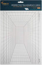 Koala Tools | Perspective Grid Transparency Sheets (Variety Pack of 4) - 8.5" x 11" | Overhead Projector and Light Box Transparencies - Tracing Film for Sketching & Drawing