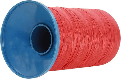 Mandala Crafts Bonded Nylon Thread Red Heavy Duty Sewing Threads - 1250 YDs Size 138 420D T135 Tex 135 Thread for Leather Jeans Weaving Outdoor Marine Upholstery Threads
