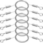 6PCS Heavy Duty Picture Hanging Wire 9.8ft X 1.5mm Mirror Frame Hanging Kit Adjustable Stainless Steel Rope for Pictures, Mirrors, Frames, Artwork, Light Lamp and Billboards, Supports up to 66lbs