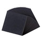 MAGZO 20Pcs Adhesive Foam Padding 1/16 in Thick X 4 in X 4 in,Closed Cell Foam Sheets Neoprene Rubber Self Stick Pads Anti Vibration Pads,Black (4in x 4in x 1/16in, 20Pcs)