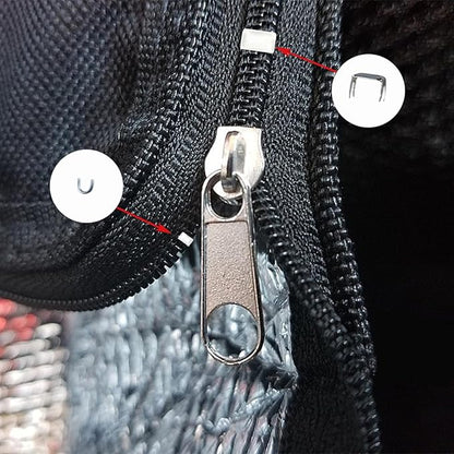 175 Pcs Zipper Repair Kit Sewing Change Zipper Needle-Nose Pliers Silver Black Zipper Clothing Jacket Purse Luggage Backpack Tent Sleeping Bag