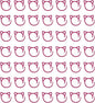 uxcell 50pcs Stitch Markers, Spiral Stitch Markers Crochet Needle Clip Counter Knit Ring Crochet Locking Sewing Accessories for DIY Handcraft Knitting and Crocheting, Red