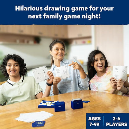 Skillmatics Card & Board Game - It Can't Be, Race to Doodle, Hilarious Drawing Game, Fast-paced Christmas Fun for Families, Parties & Game Nights, Gifts for Kids, Teens, Adults Ages 7, 8, 9, 10 & Up