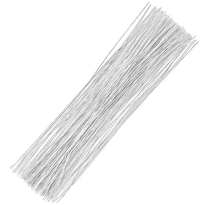 200 Pcs Floral Wire - 26 Gauge Crafts Wire for Florist - White (14 Inch)