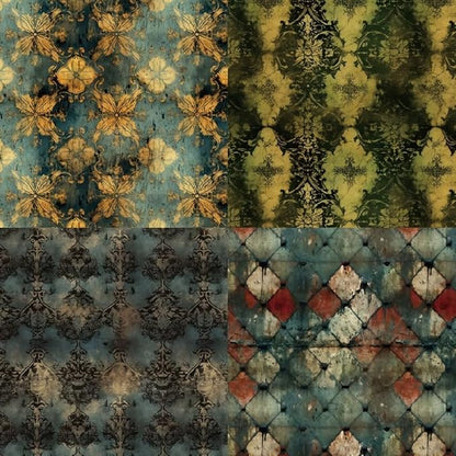 Vintage Window Scrapbook Paper Pad Color Boho Patterned Paper 6×6,24 Sheets Single-Sided Scrapbooking CardStock Papers Pad for Holiday Cardmaking DIY Origami Journaling.