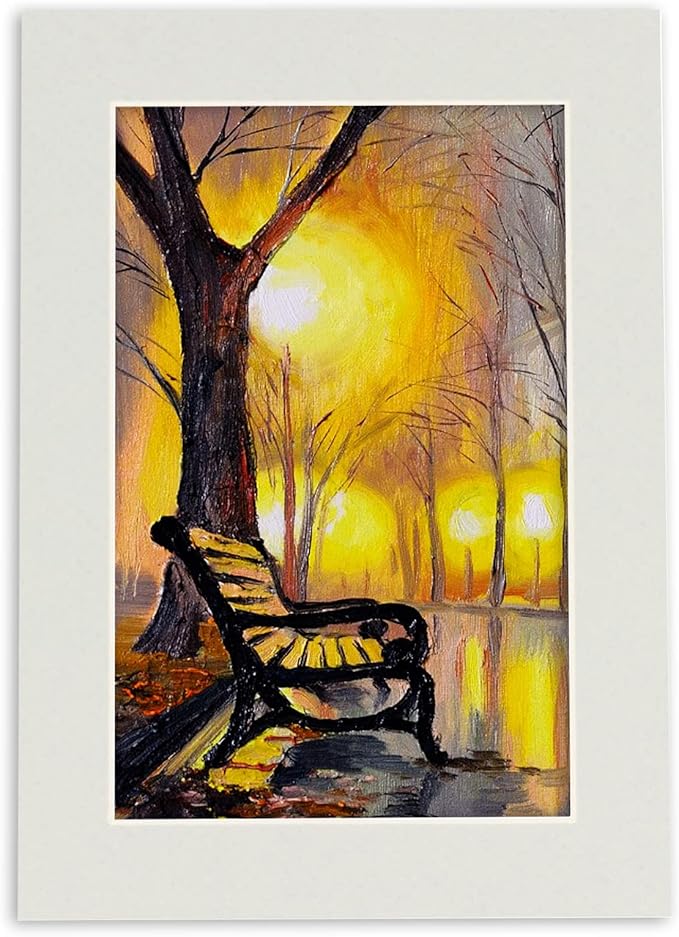 11x14 Mat for 8.5x11 Photo - Precut Grey Picture Matboard for Frames Measuring 11 x 14 Inches - Bevel Cut Matte to Display Art Measuring 8.5 x 11 Inches - Acid Free Pack of TEN MATS
