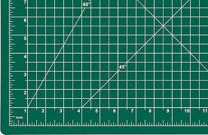 Dahle Vantage 10474 Premium Self-Healing Cutting Mat, 36"x48", 1/2" Grid, 5 Layers for Max Healing, Perfect for Crafts & Sewing, Green