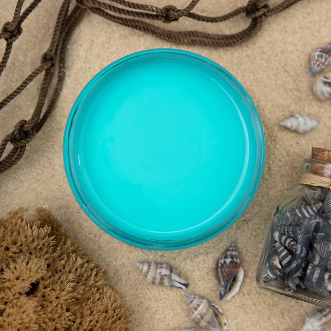 Dixie Belle Paint Company Chalk Finish Furniture Paint - Pure Ocean (4oz) - Matte Bright Teal Chic Chalk Mineral DIY Furniture Paint