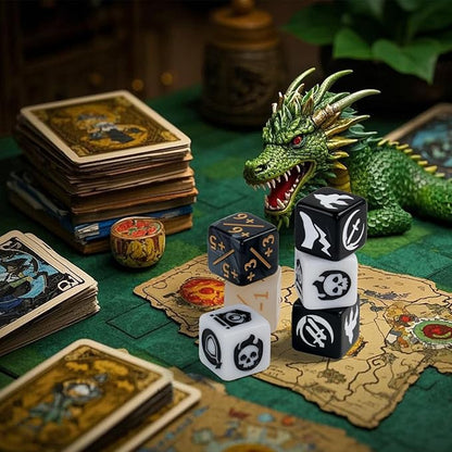 48 Pieces Abilities Keywords Counter Dice MTG Dice 1/+1 Counters Bulk Creature Stats Buff Tokens Dice Set for Magic The Gathering, MTG, TCG, Card Games Accessories (Multicolor)