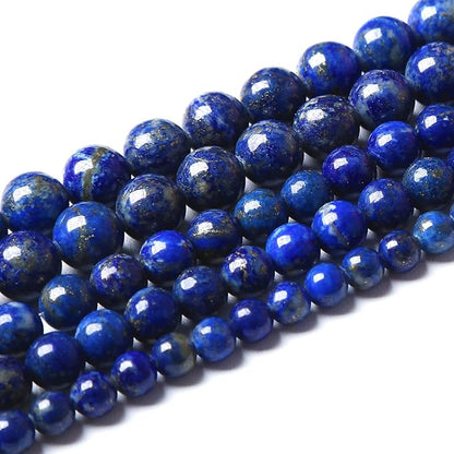 AAA+ Natural Lapis Lazuli Gemstone Beads 4mm 89PCS Round Loose Stone Beads for Jewelry Making DIY Bracelets Necklace Earrings