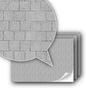 3 Sheets Self-Adhesive Decorative Film Paving Stones and Surfaces for Model Making in Scale 1:87 Scale H0 (UK: 3.5 mm Scale) (Paving Slabs)