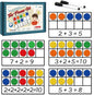 Torlam Magnetic Ten-Frame Set - Math Manipulative for Elementary - 5 Ten Frames & 55 Magnetic Counters for Kids, Kindergarten Math Games (Upgraded Version for Hand-held & 2 Black Pens)