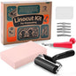 Linocut Kit for Printmaking with 5PCS 4"x6" Soft Rubber Linoleum Blocks, Brayer & Carving Tools – Block Printing & Stamp Making Supplies for Beginners & Artists
